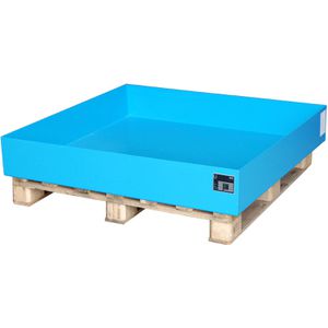 BAUER Auffangwanne 2026, blau, aus Stahl, 120 x 120cm, 230 Liter