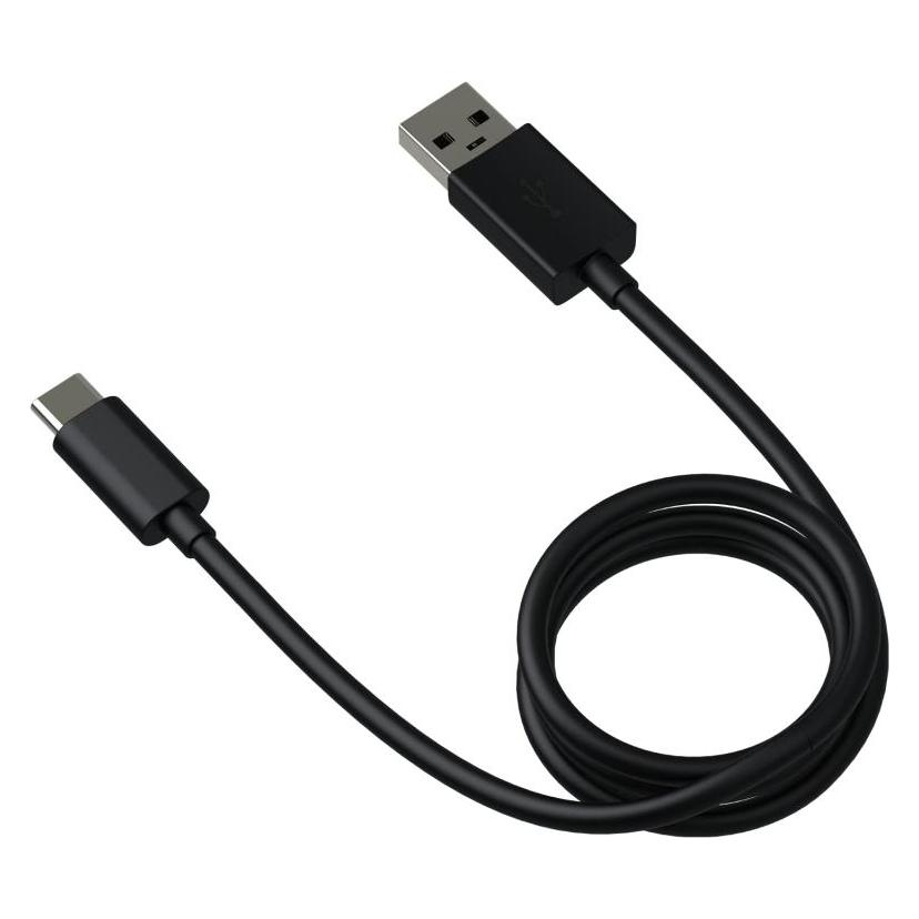 Motorola USB-A to USB-C kabel, 1m, Schwarz (1 m) (58267618)