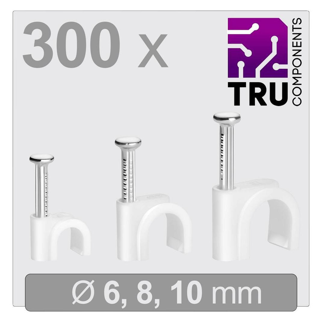 Tru Components T24CA126 Nagelschellen TC-13448456 Bündel-Ø-Bereich 3 bis 10 mm (TC-13448456)