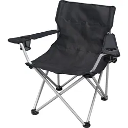 Basic Nature Travelchair Komfort Faltstuhl schwarz