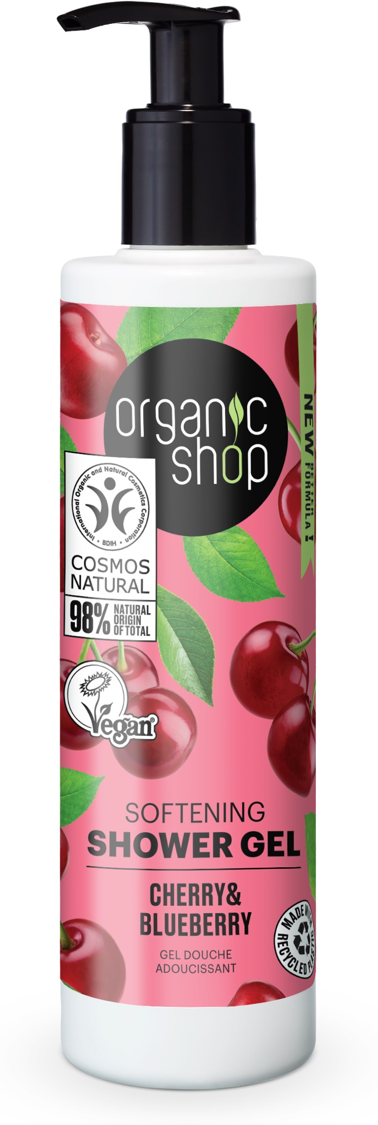 Organic Shop Cherry & Blueberry Softening Shower Gel 280 ml