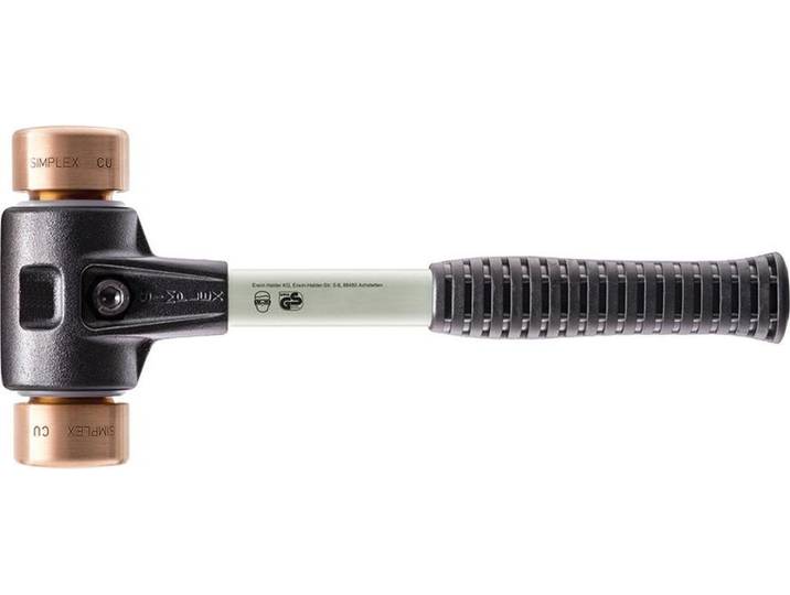 Halder Schonhammer 1410g Longueur totale 330mm Diamètre de la tête 40mm sans rebond avec insert de frappe - 3704040