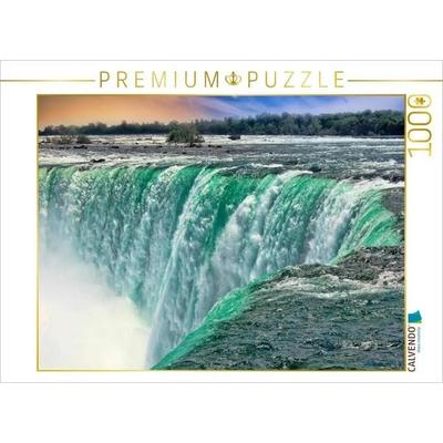 CALVENDO Puzzle Niagarafälle - American Falls und Horseshoe Fall | 1000 Teile Lege-Größe 64x48cm Foto-Puzzle für glückliche Stunden, Sonstige von ,