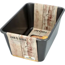 RBV Birkmann Laib & Seele Brotbackform 25cm - anthrazit