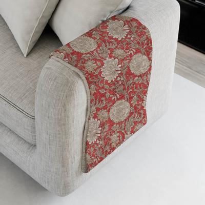 Addison Rugs Premium Machine Washable Floral Sherpa Throw Blanket