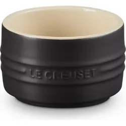 Le Creuset Ramekin rund 9 cm, schwarz matt