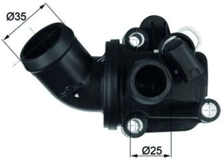 Thermostat d'eau MAHLE TH 3 87