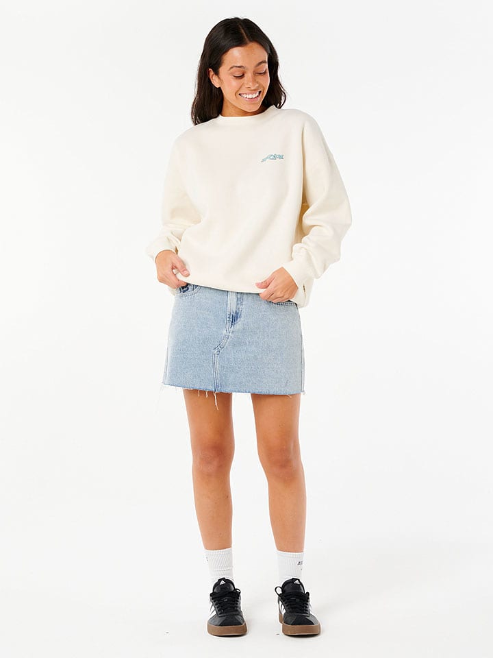 Rip Curl Sweatshirt "Neon Diamond Heritage" in Beige - L