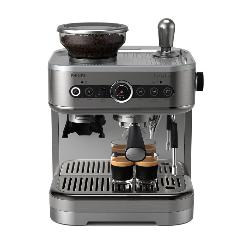 Philips Barista Brew PSA3218/01 Semi-automatische espressomachine, 15 bar, Grijs