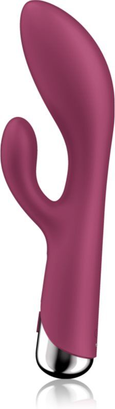 Satisfyer Spinning Rabbit 1 Rotating Shaft Vibrator mit Klitoris-Stimulator rotierend Red 20 cm