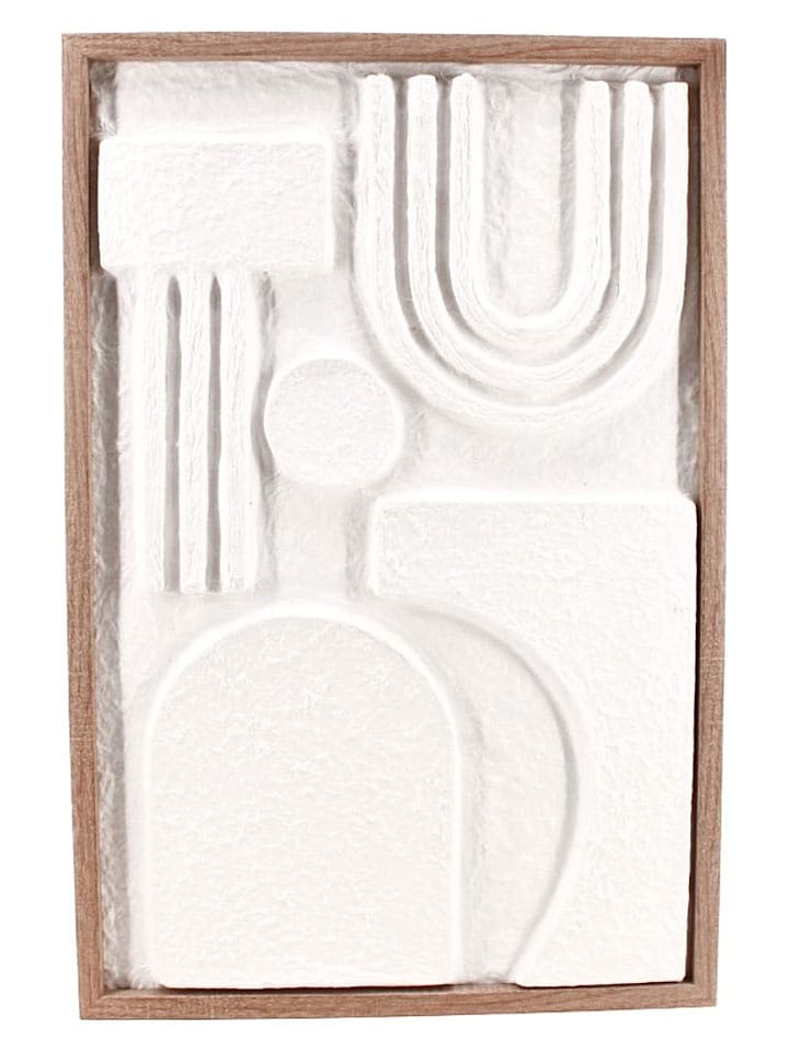 Ornami Kunstdruck "Alba" in Natur/ Weiß - (B)40 x (H)60 cm - onesize