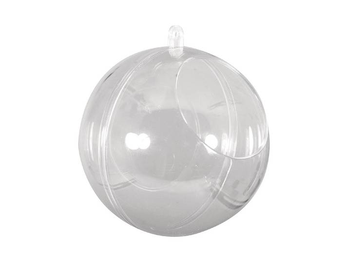 Rayher Plastik-Kugel mit Ausschnitt ⌀ 10 cm ⌀ 6 cm