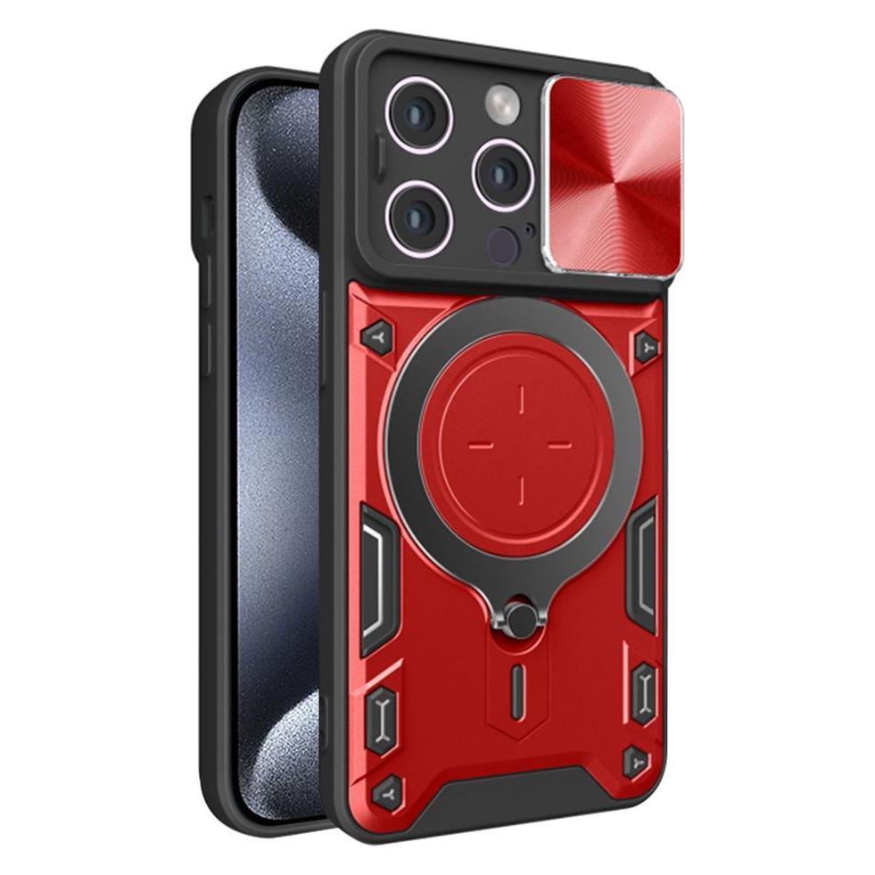 Techsuit - CamGuard Pro - iPhone 15 Pro - Red (Apple iPhone 15 Pro) (56356196)