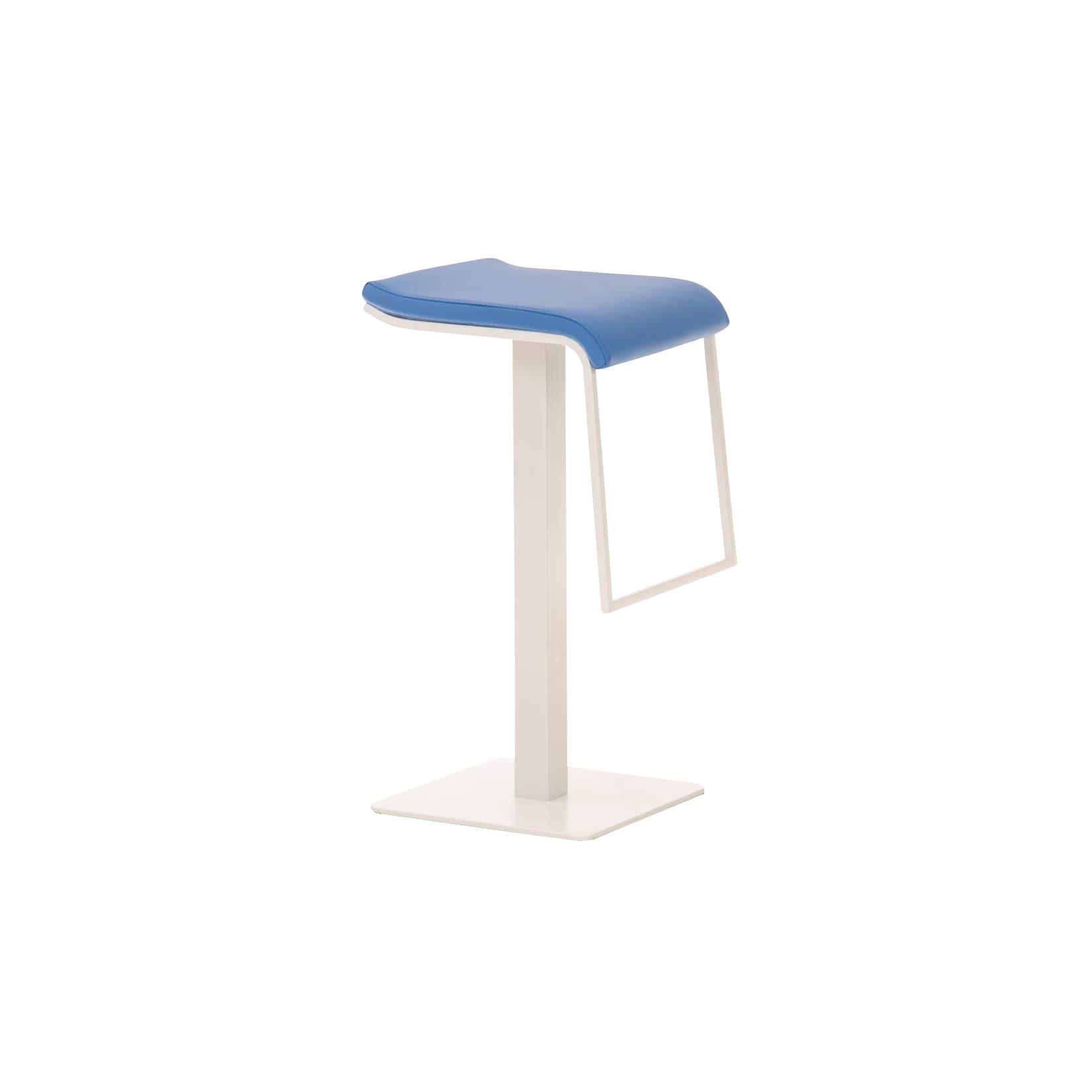 CLP Barhocker Lameng Kunstleder W78 - Farbe: blau