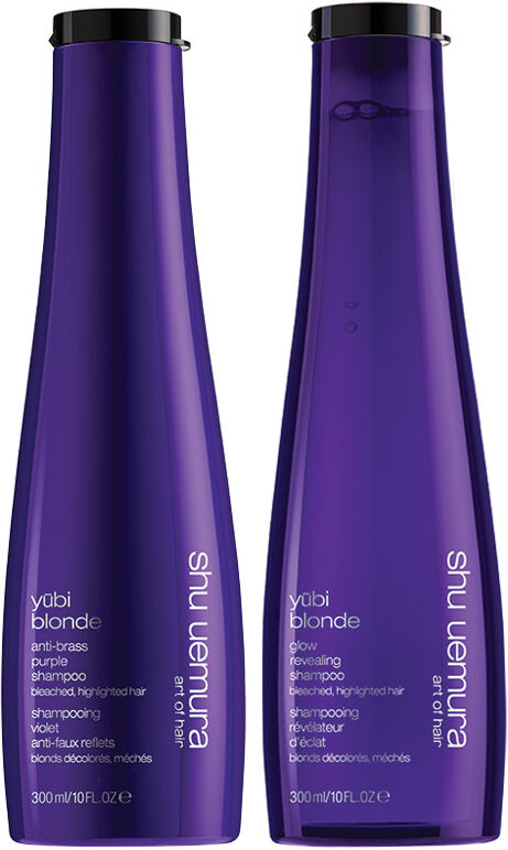 Shu Uemura Art of Hair Yubi Blonde Anti-Brass Purple Shampoo 300ml & G