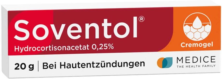 Soventol HydroCortisonACETAT 0,25% bei Hautentzündungen