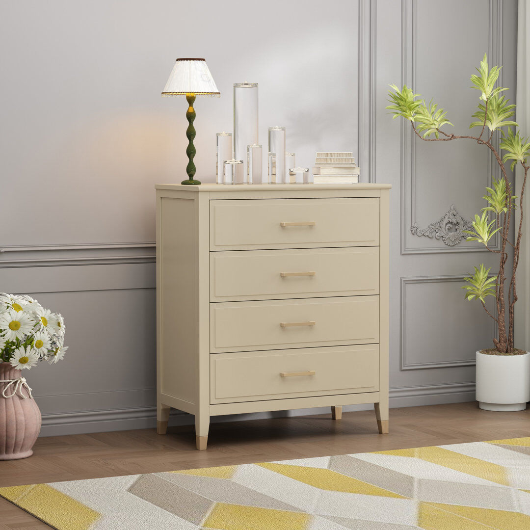 ClassicLiving Mel Chest of Drawers Clay 86cm H X 49cm W X 31cm D