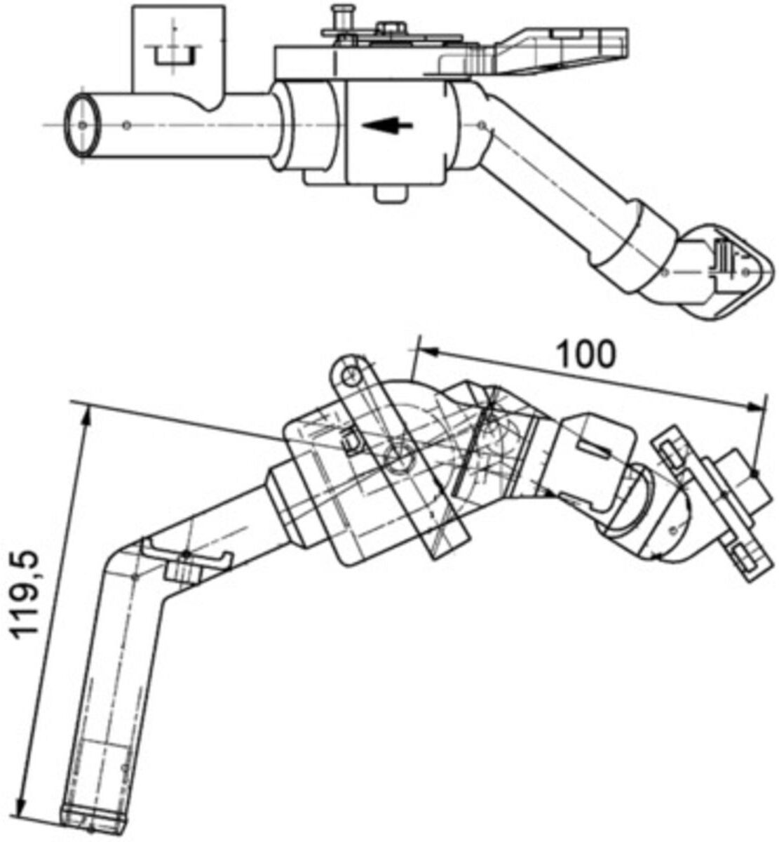 Kühlmittelregelventil MAHLE CV 8 000P