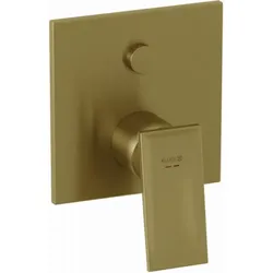 Kludi DECUS Wannenfüll-und Brausearmatur 54759N075 Unterputz, Feinbau-Set Brushed Gold