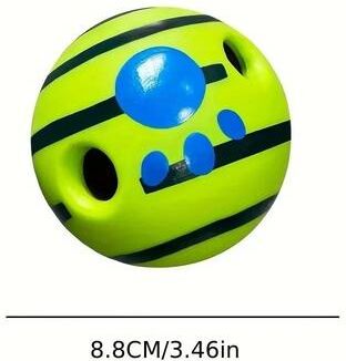 Uplifted Goods Interactive Giggle Ball Pet Toy For Dogs Mental Stimulation And Play 3.46 In