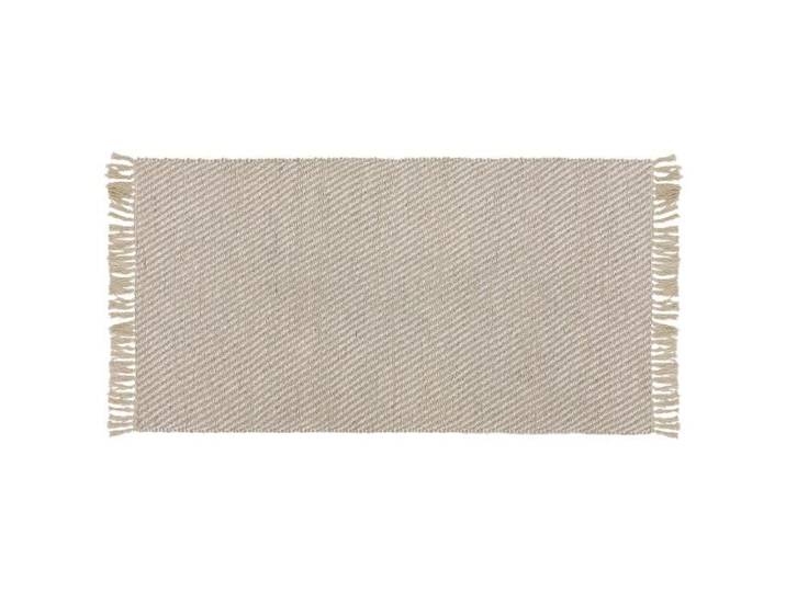 Tapis beige à motif rayé 80 x 150 cm ALADAG
