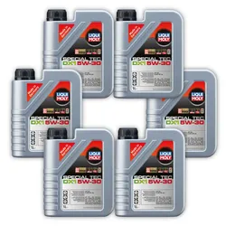 6x Motoröl LIQUI MOLY 3765 Special Tec DX1 5W-30 u.a. Fiat Kanister 1 Liter