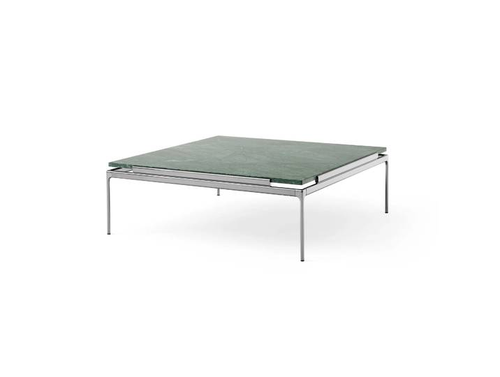 &Tradition Sett LN13 Couchtisch Verde guatemala-dark chrome