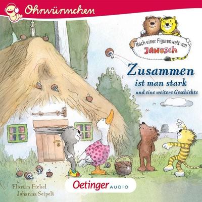 Nach einer Figurenwelt von Janosch. Zusammen ist man stark und eine weitere Geschichte - Florian Fickel, Audio, 9783837391824