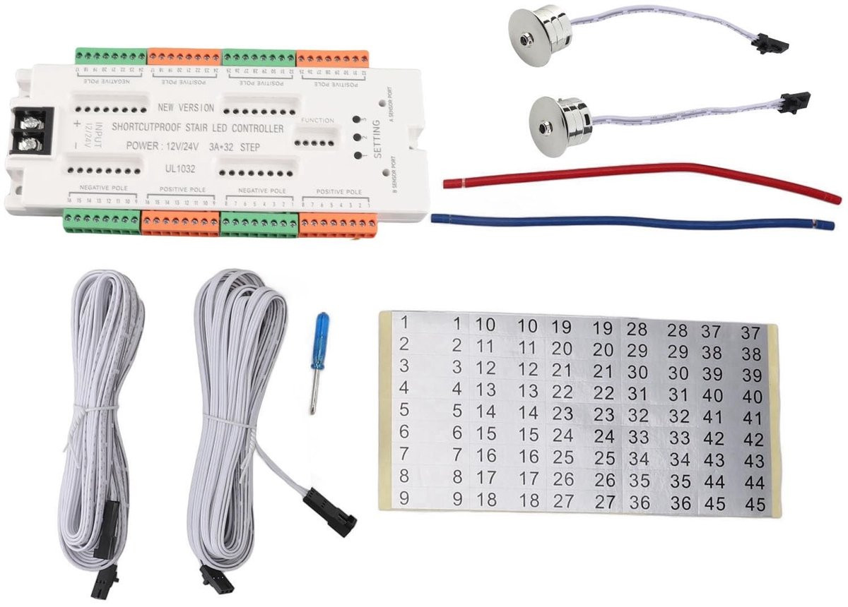 Allecto LED Trapverlichting met Bewegingssensor