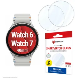 DISPLEX Unzerbrechliches Smartwatch Glass für Samsung Galaxy Watch 7/6 (40mm)