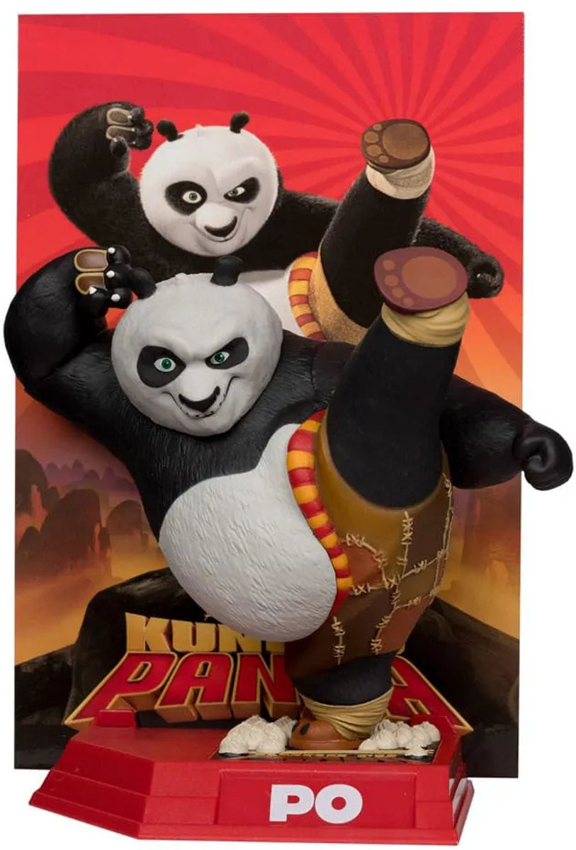 McFarlane Toys Kung Fu Panda Movie Maniacs PVC Beeld, 17 cm
