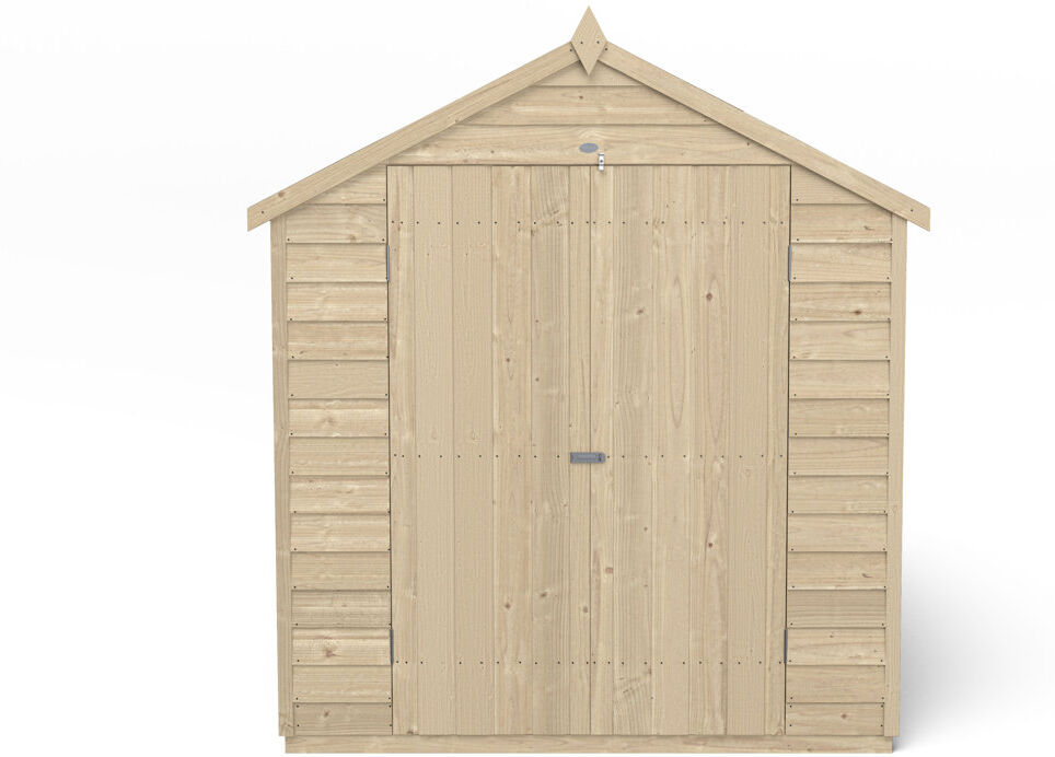 Forest Garden 6 ft. W x 10 ft. D Solid Wood Garden Shed Natural 198.7cm W X 300.6cm D X 210.3cm H