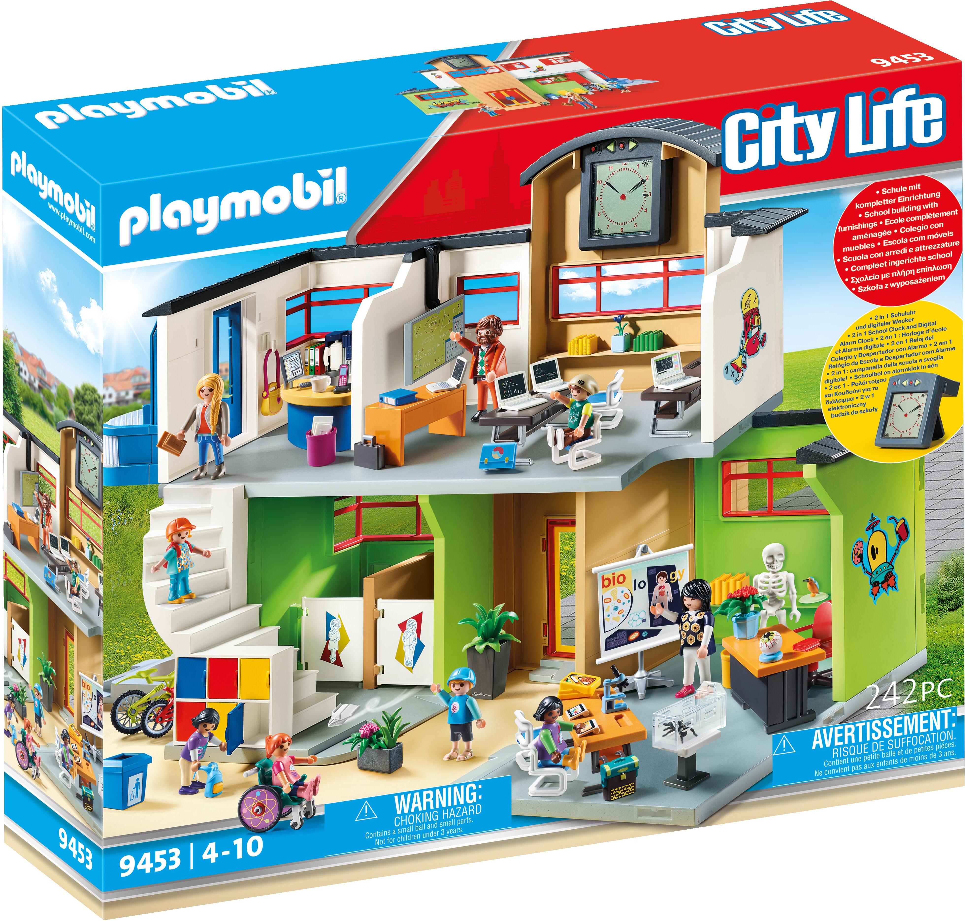 PLAYMOBIL City Life 9453 Große Schule mit Einrichtung