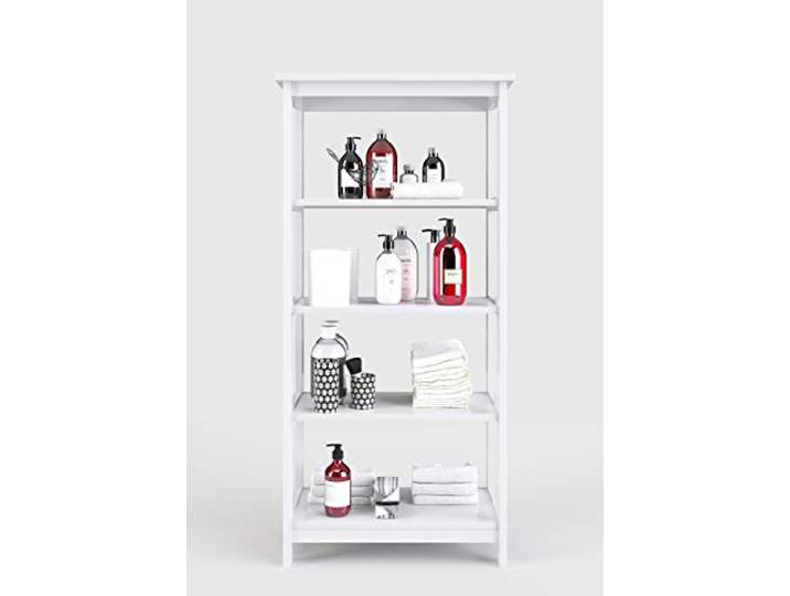 Phoenix Country Regal mit 4 Fächern, Weiss lackiert, Landhausstil