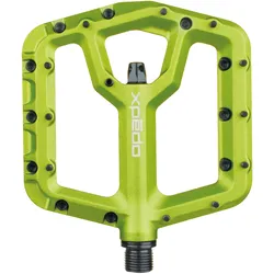 Pedal Xpedo TRIDENT limegreen, 9/16", Plattform, XMX28AC