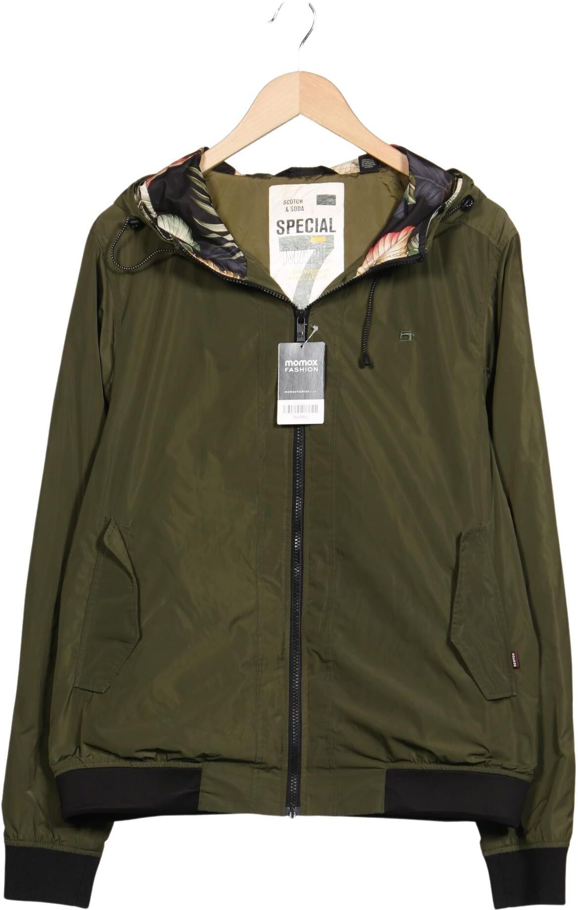 Scotch & Soda Herren Jacke, Grün, Gr. L, Synthetik - Second Hand