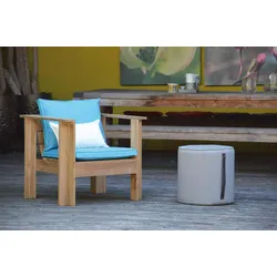 Auflage Batten für Gartensofa, gepolstert aus Polyacryl, modern, türkis, inkl. Sitz- und Rückenkissen