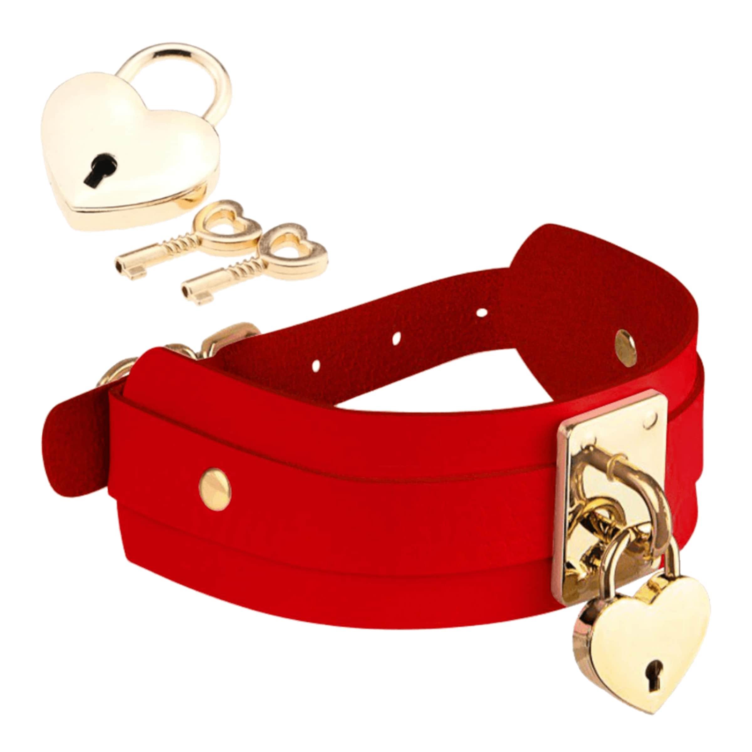 Heart-Lock-Key Collar