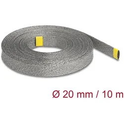 DELOCK Geflechtschlauch zur EMI Abschirmung 10 m x 20 mm