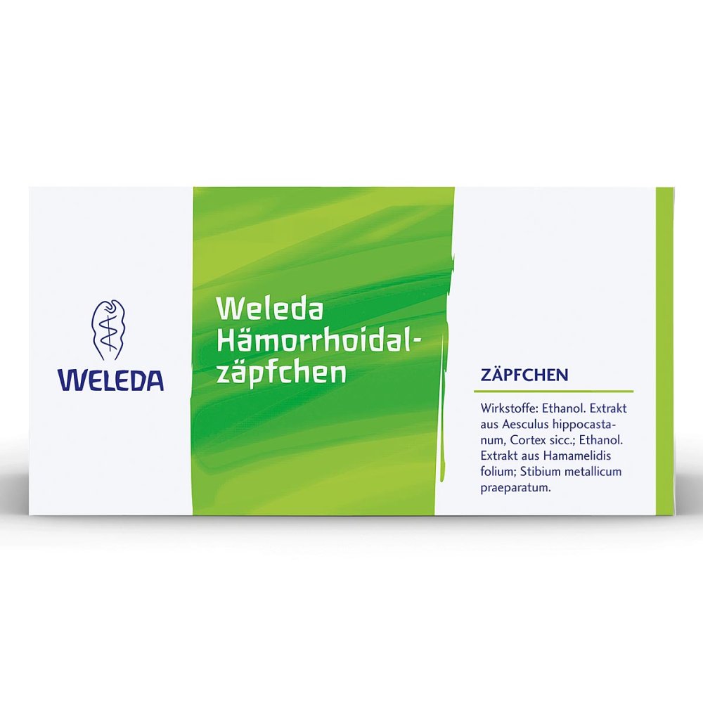 WELEDA AG Hämorrhoidal Zäpfchen 03205659