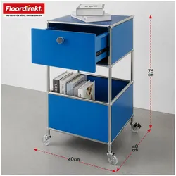 Floordirekt, Regal, Concept Epure MK-145 (40 x 40 x 75 cm)