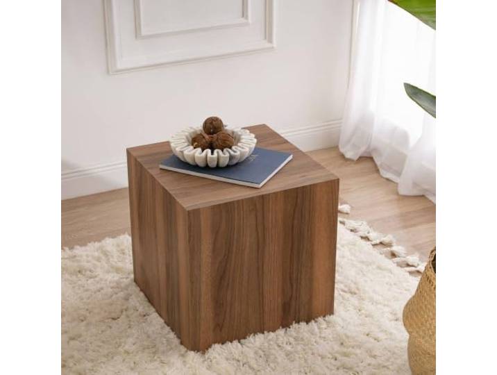 Dmora Couchtisch Moglia 45x45x50h cm Braun Kubische Form