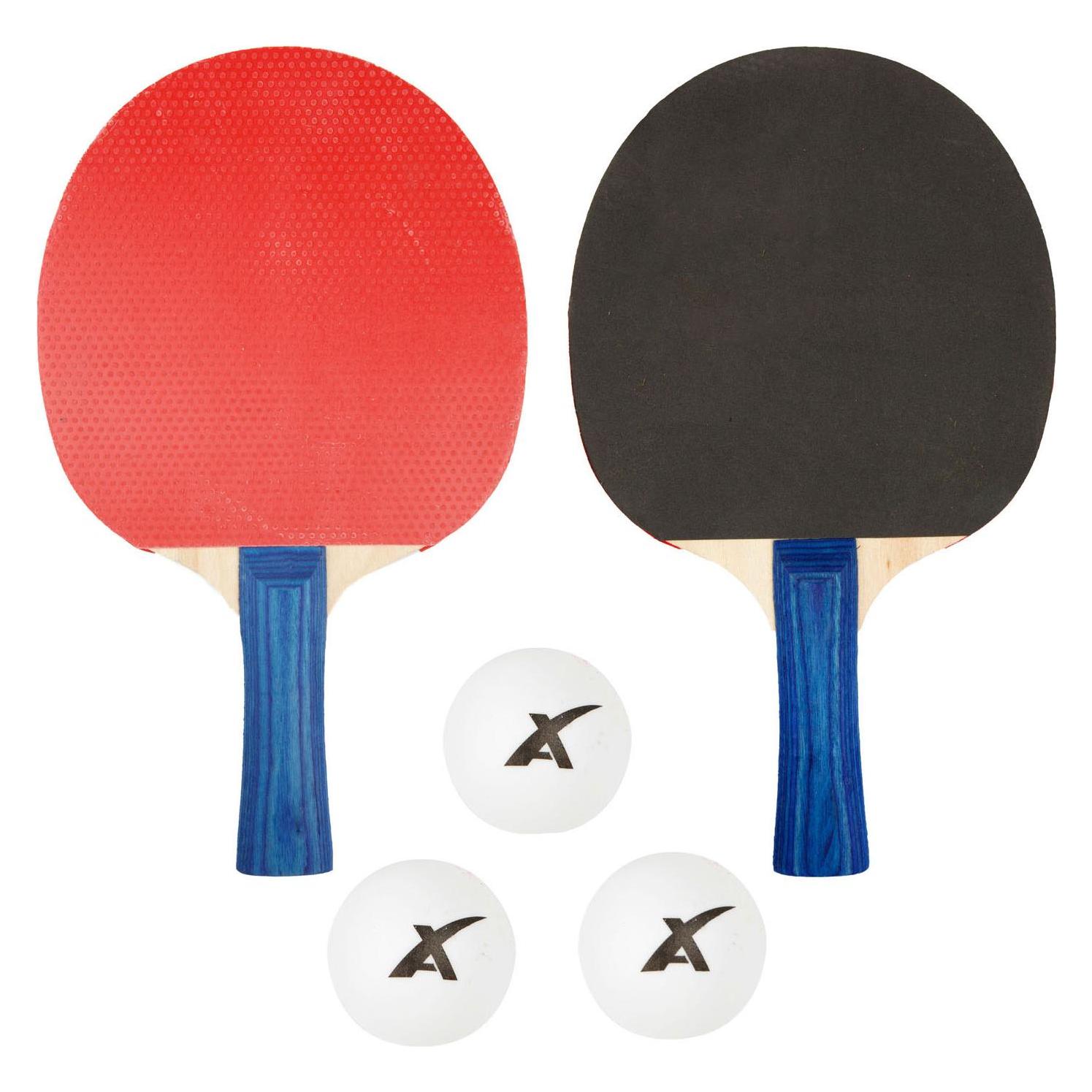 Adrenix Tischtennis-Set 2 Schläger & 3 Bälle in Tasche (42495A)