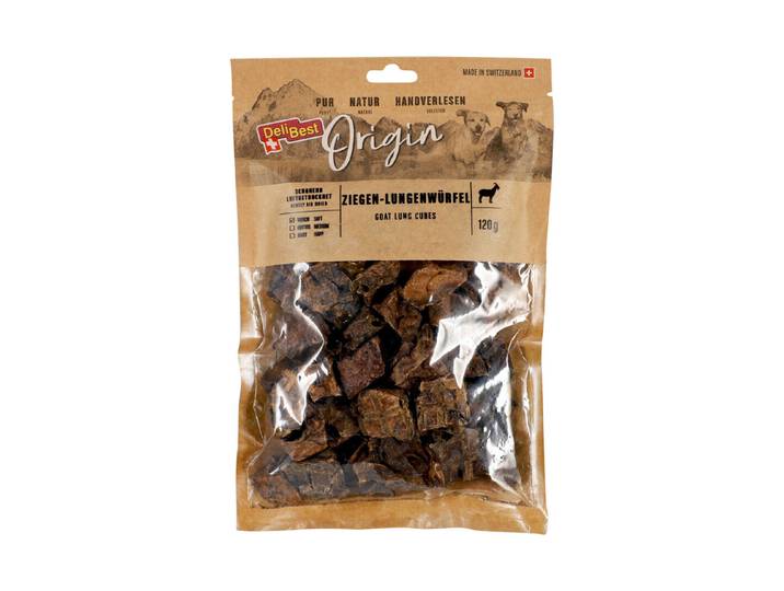 Delibest Origin Ziegen-Lungenwürfel 120g