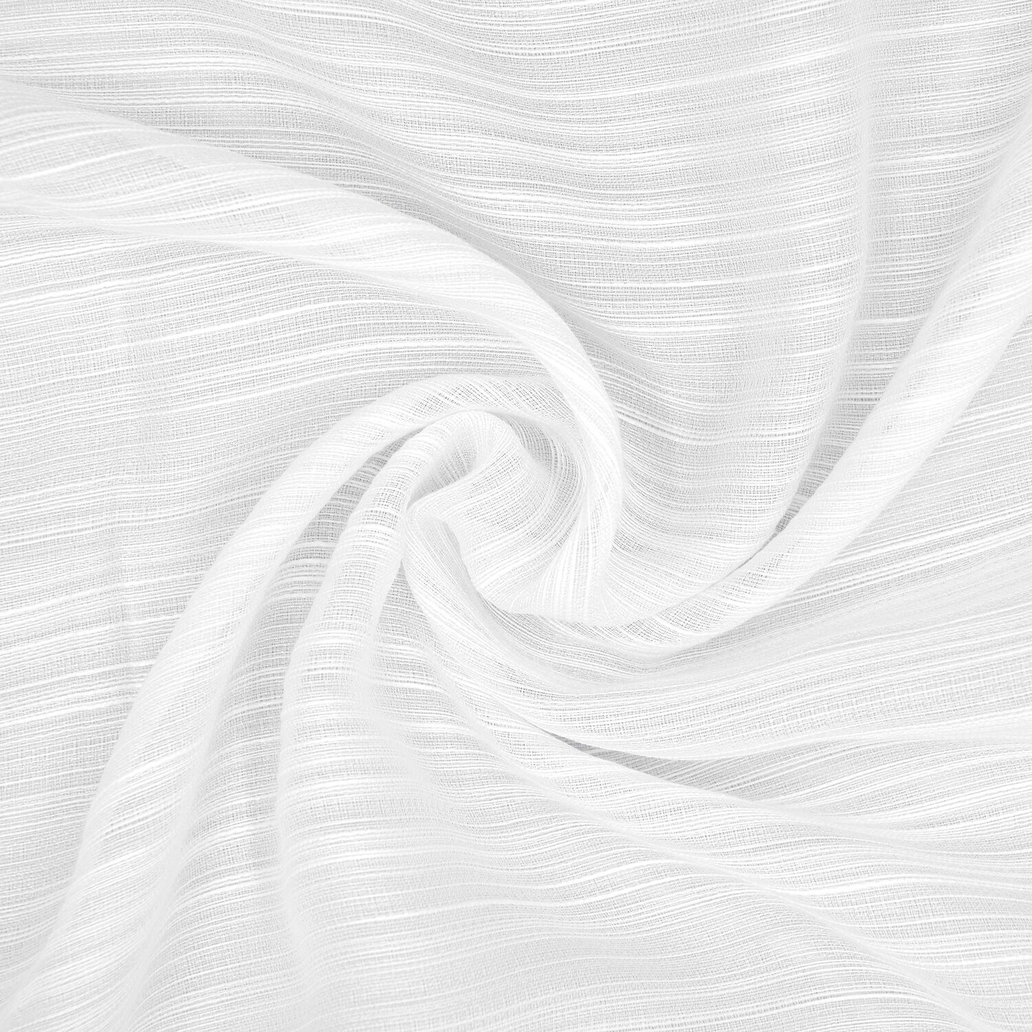 Scheibengardine GERSTER "Peggy" Gr. 1, weiss (weiß), B:50cm H:140cm, Polyester, Gardinen, Scheibengardine, Transparente Scheibengardine "Peggy" weiß 140cm, Ösen, 50cm