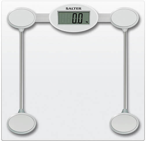 Salter Digital Clear Glass Bathroom Scale