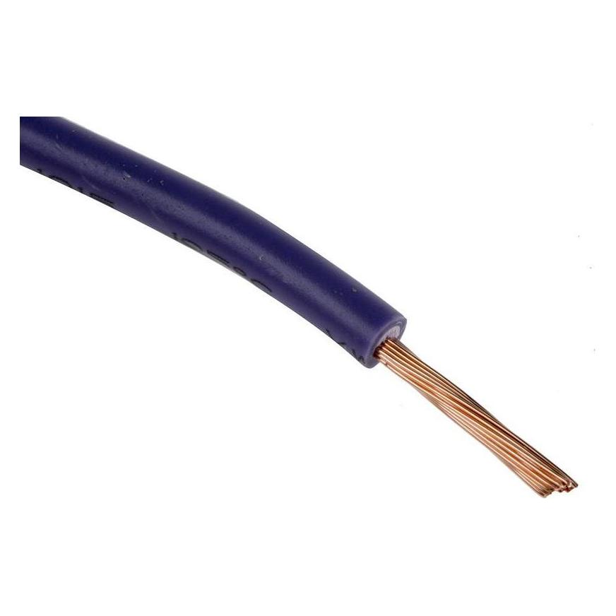 RS PRO Normierte Aderleitung Ø 3.3mm / 1,5 mm² Kupfer, Violett 30 / 0,25 mm Litzen, 100m (100 m) (1805971)