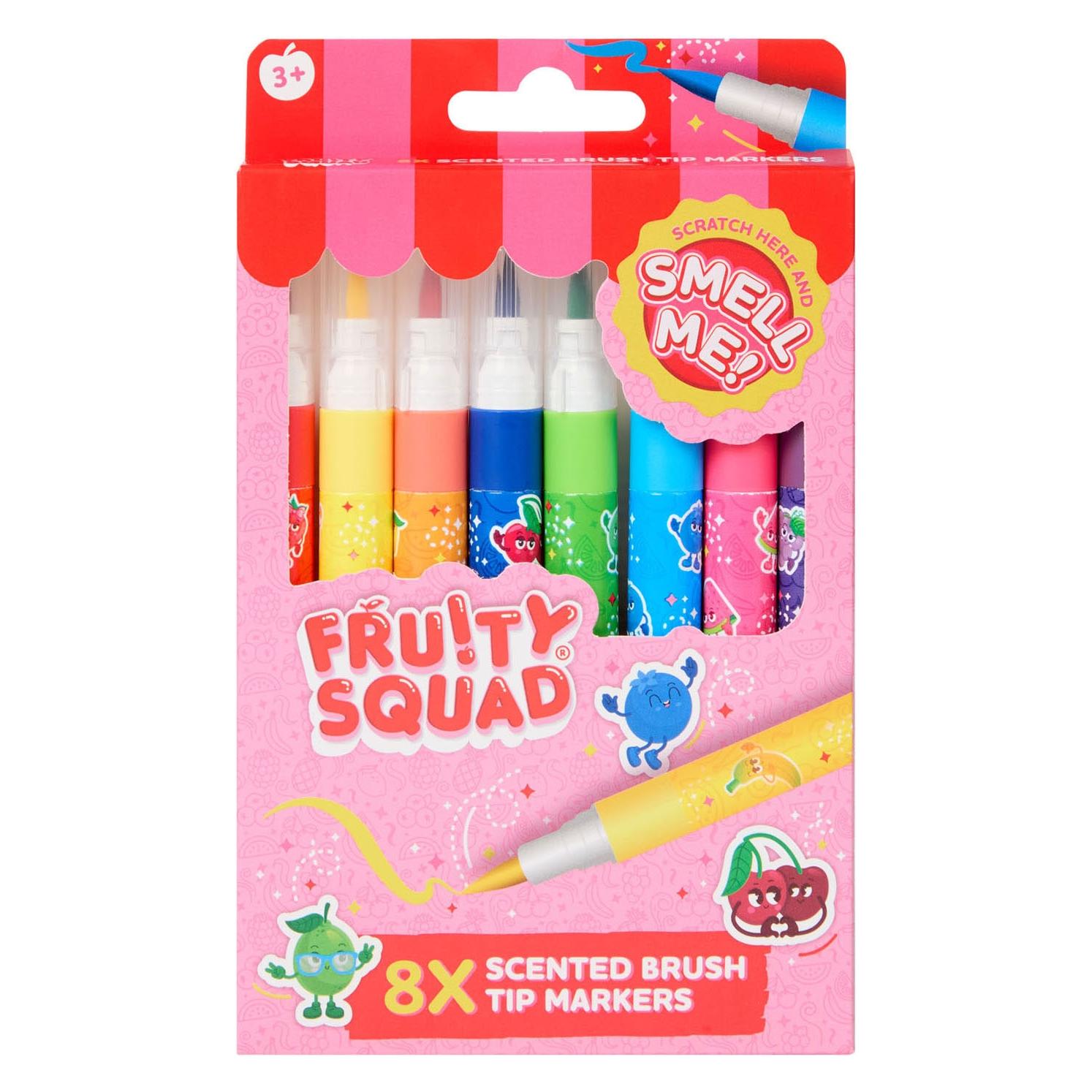 Canenco Fruity Squad Pinselspitzenmarker mit Duft - 8 Stück. (8x) (78950447)