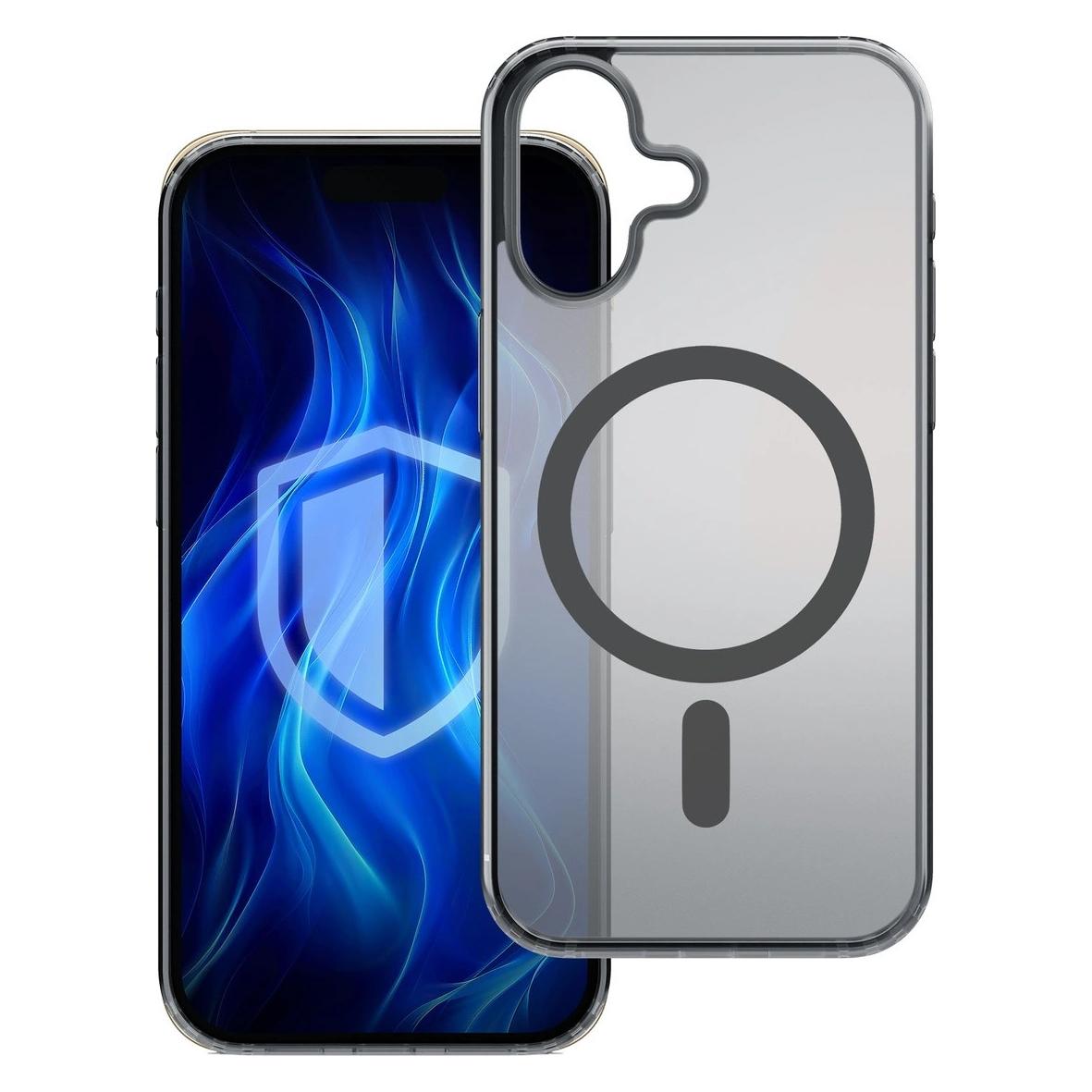 3MK Frosty MagCase iPhone 16 czarny/black (Apple iPhone 16) (W-3FrMaCaBl-AiP16)