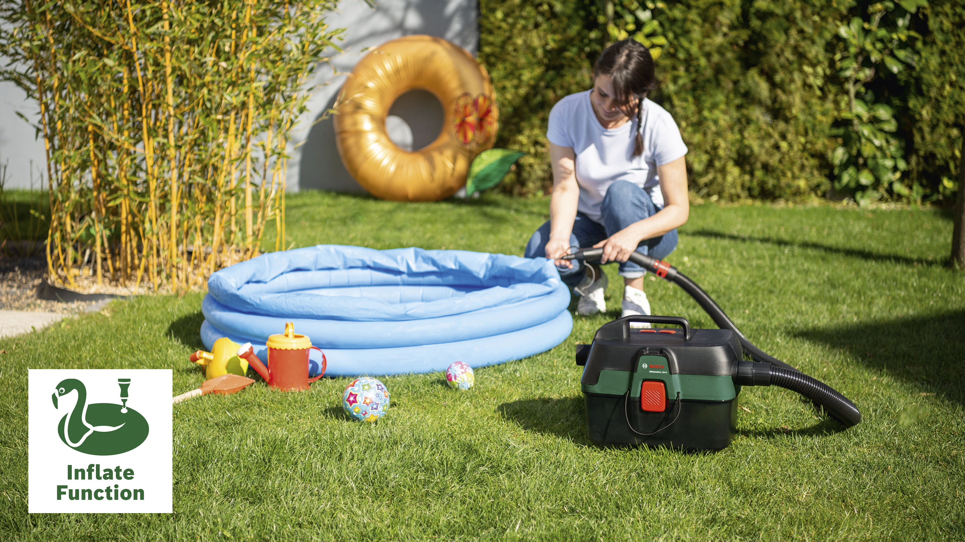 Bosch HOME & GARDEN Nass-Trocken-Akkusauger "AdvancedVac 18V-8", grün, B:27,8cm H:37,6cm T:29,5cm, Akkusauger, ohne Akku und Ladegerät, Nass-Trocken-Akkusauger